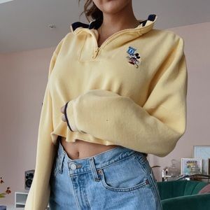 Disney crop sweater